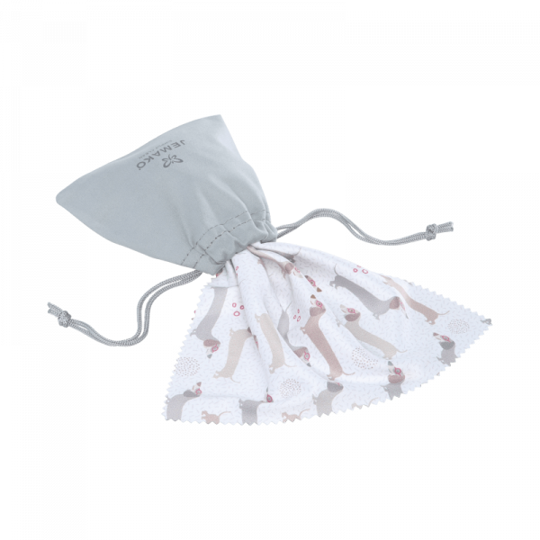 JEMAKO® Brillentuch 17 x 20 cm mit Beutel,