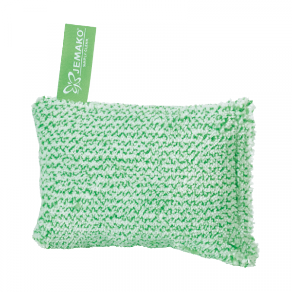 JEMAKO® Reinigungsschwamm Kurzflor 10 x 14 cm, grüne Faser